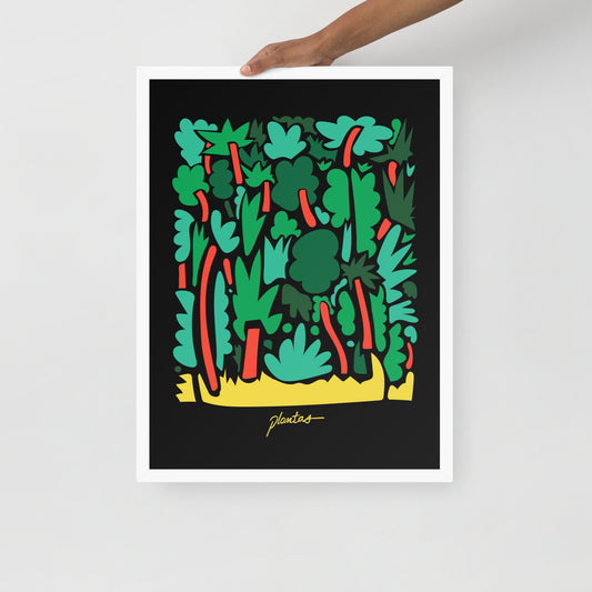 Floral Forest framed poster