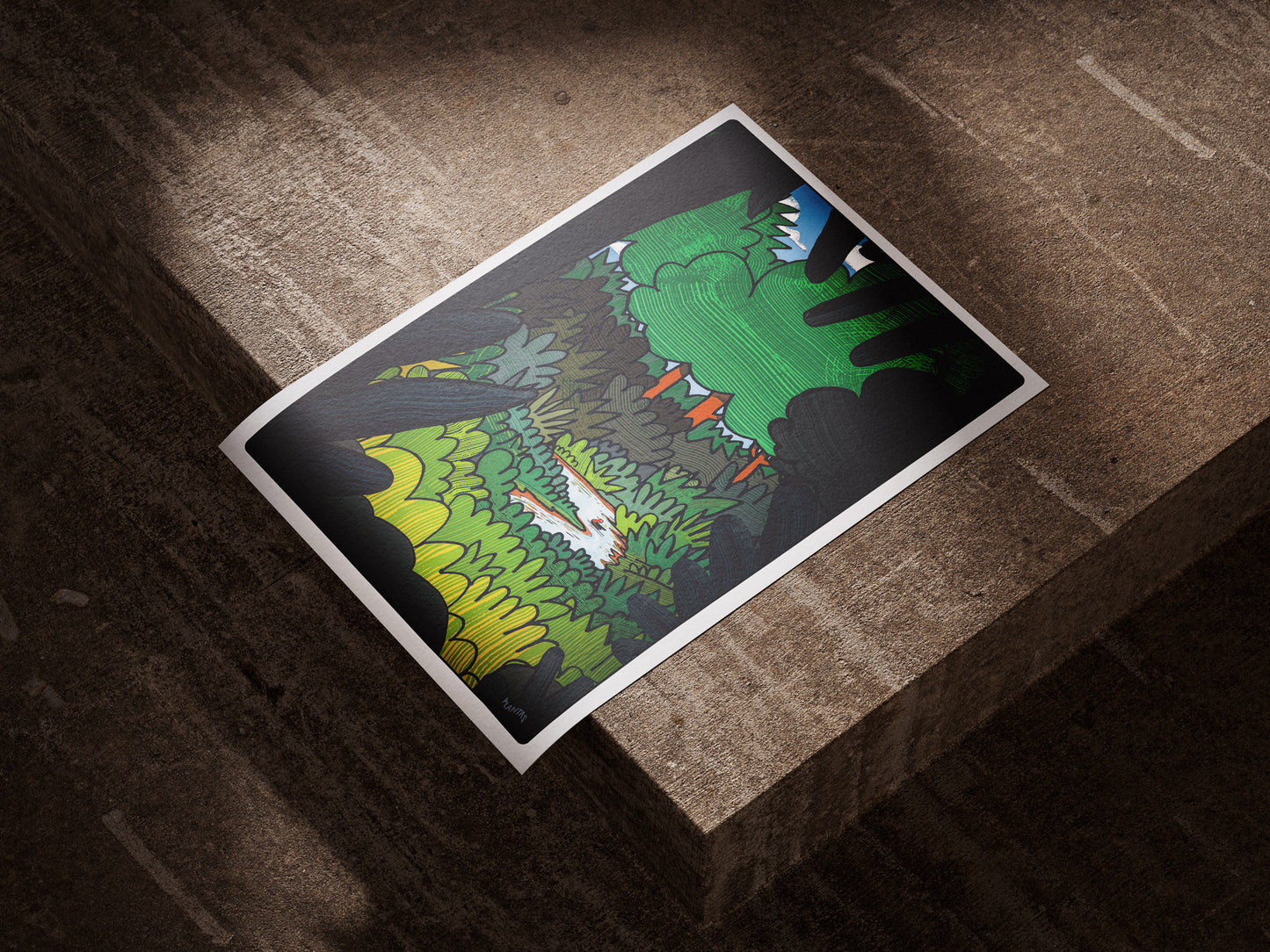 Forest Pond 24"x36" Matte Poster