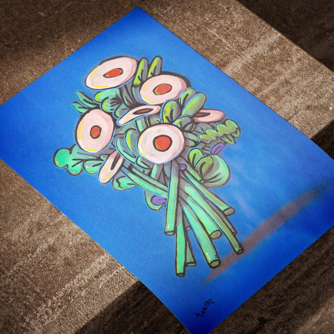 Azul Bouquet 24"x36" Matte Poster