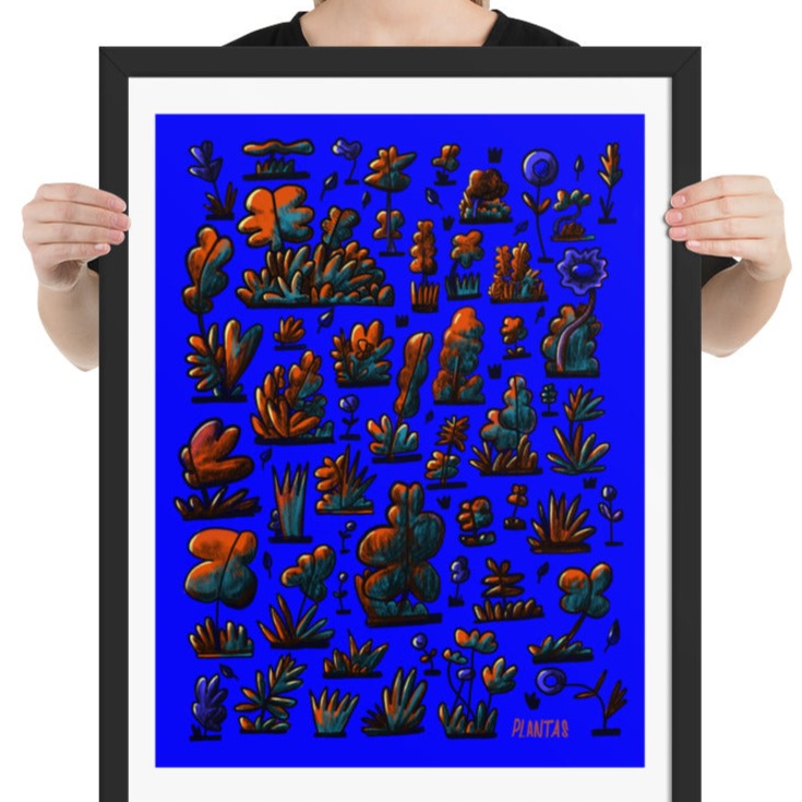 Tiny Forest Framed poster