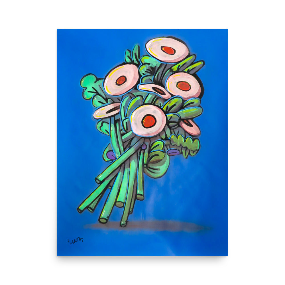 Azul Bouquet 24"x36" Matte Poster