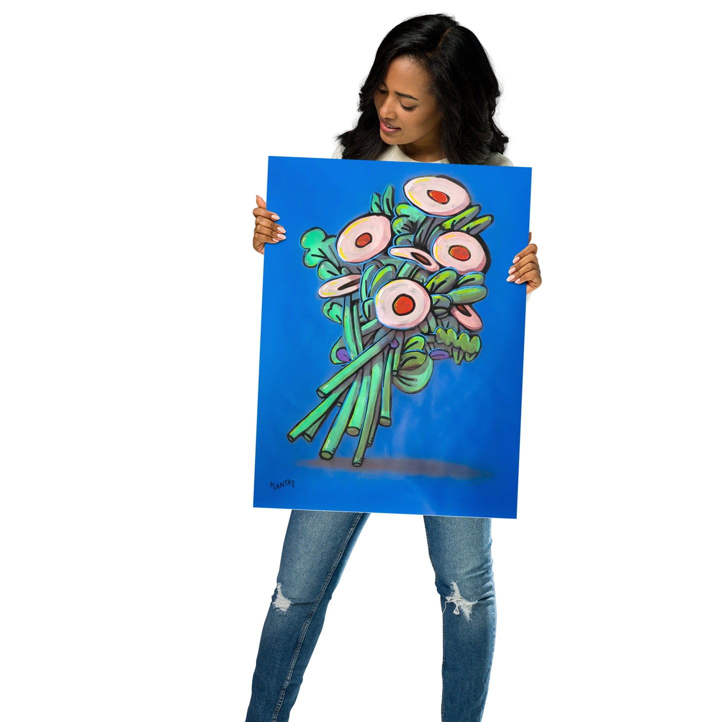 Azul Bouquet 24"x36" Matte Poster