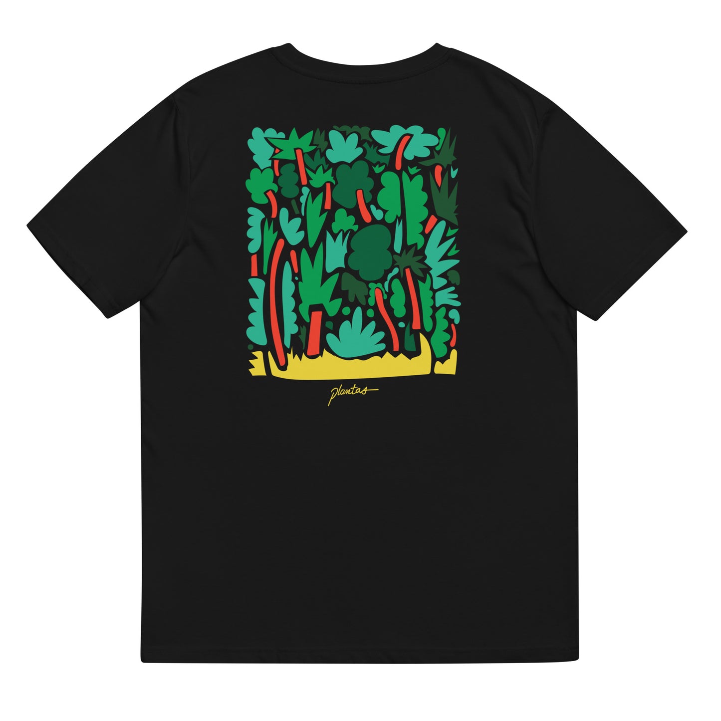 Camiseta unisex de algodón orgánico Bosque Floral