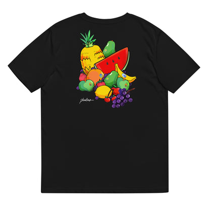 Fruits unisex organic cotton t-shirt